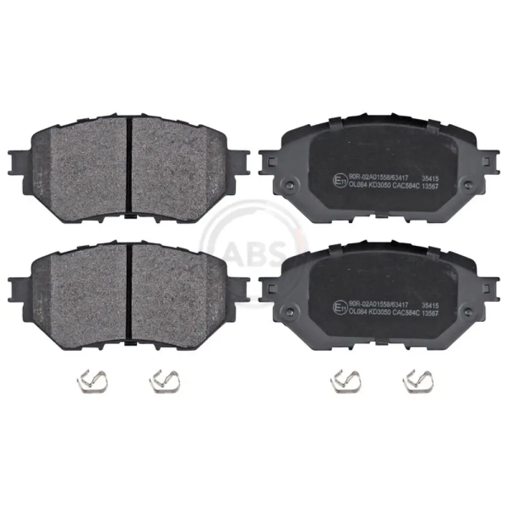 Тормозные колодки передние ABS 35415