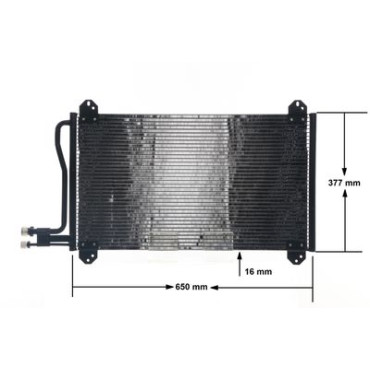 Радіатор кондиціонера MAHLE ac207000s