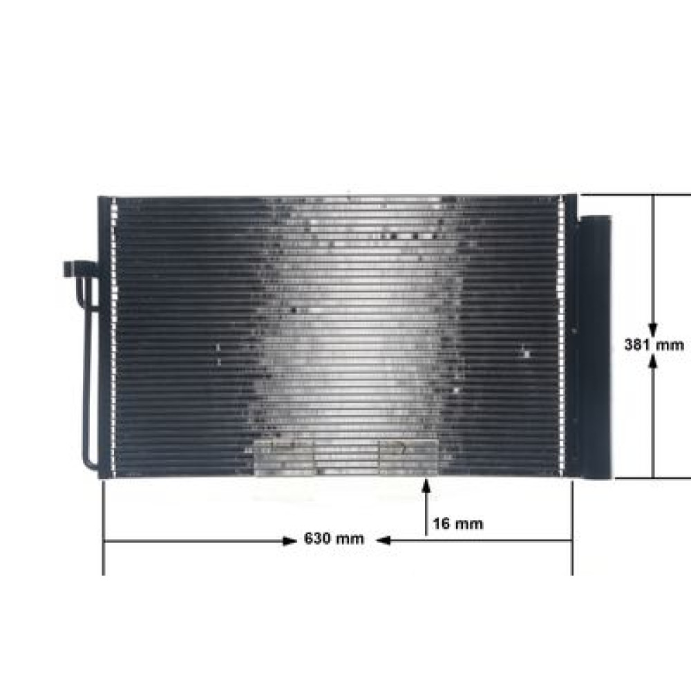 Радіатор кондиціонера MAHLE ac345000s