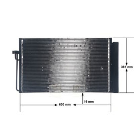 Радіатор кондиціонера MAHLE ac345000s