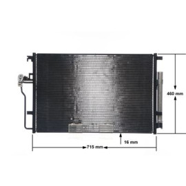 MAHLE ac553001s Радіатор кондиціонера MAHLE ac553001s