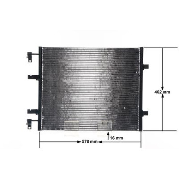 Радіатор кондиціонера MAHLE ac708000s