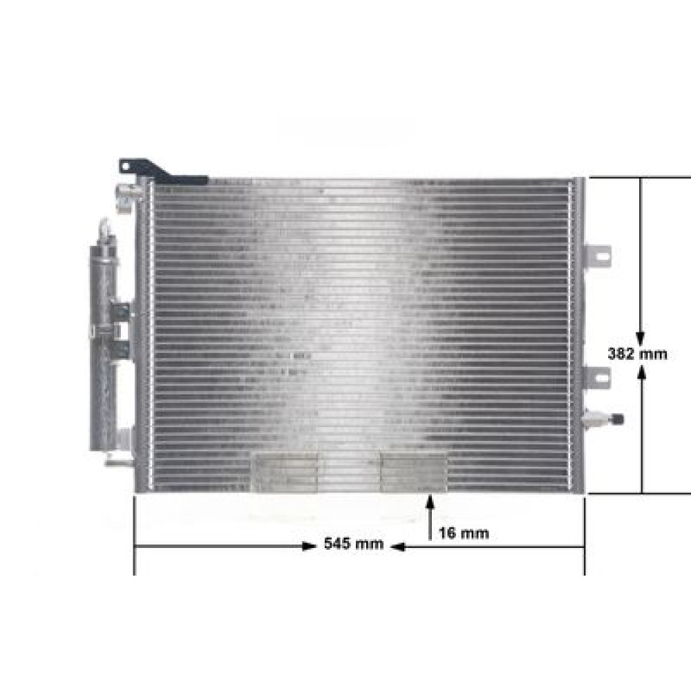 Радіатор кондиціонера MAHLE ac720000s