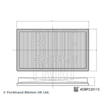 Фільтр забору повітря BLUE PRINT adbp220115
