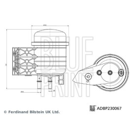 Фильтр топливный BLUE PRINT adbp230067