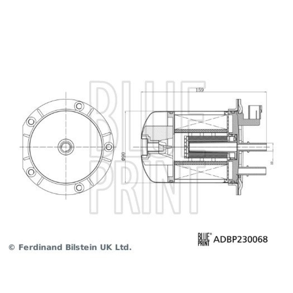 Фильтр топливный BLUE PRINT adbp230068