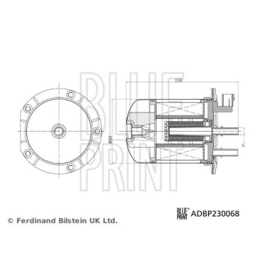 Фильтр топливный BLUE PRINT adbp230068