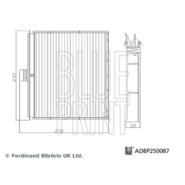 BLUE PRINT adbp250087 Фільтр салону BLUE PRINT adbp250087