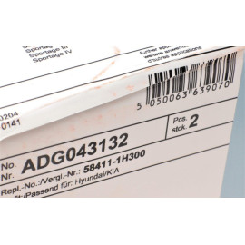 Диск гальмівний BLUE PRINT adg043132