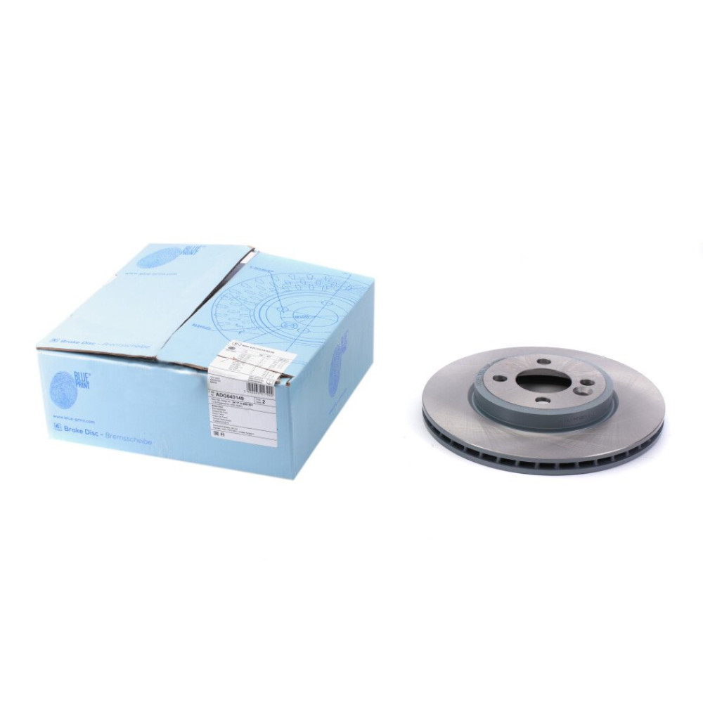 Тормозной диск BLUE PRINT adg043149