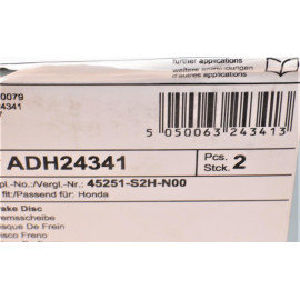Диск тормозной BLUE PRINT adh24341