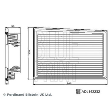 Фільтр забору повітря BLUE PRINT adl142232