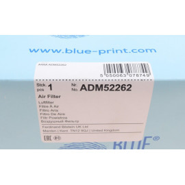 Фільтр забору повітря BLUE PRINT adm52262
