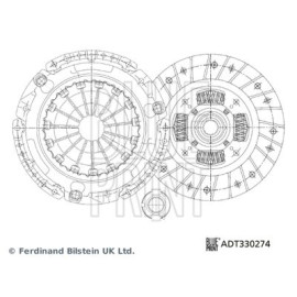 Ремонтный комплект сцепления BLUE PRINT adt330274