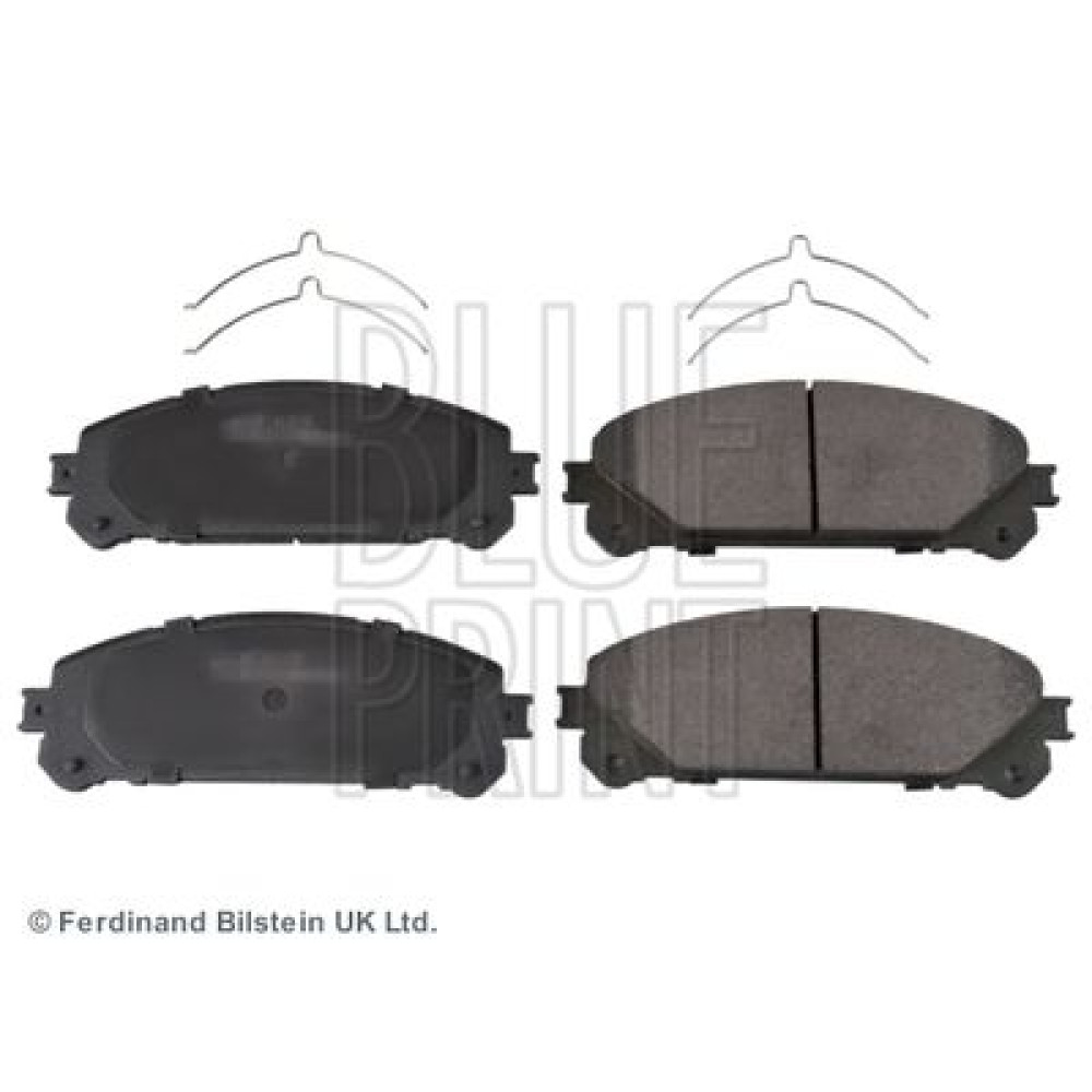 Комплект тормозных колодок из 4 шт. дисков BLUE PRINT adt342212