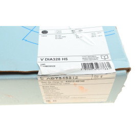 Диск гальмівний BLUE PRINT adt343312