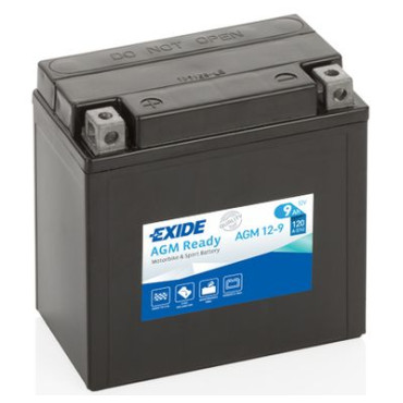 Аккумулятор мото 12V/9Ah/120A EXIDE agm129