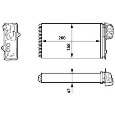 Радіатор MAHLE ah162000s