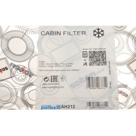 Фильтр салона PURFLUX ah212