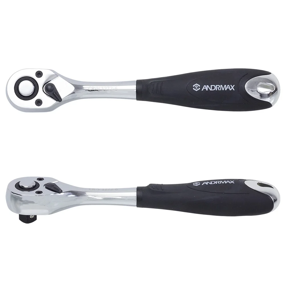 Вороток 1/2" с храповым механизмом 72 зуба Andrmax 12726