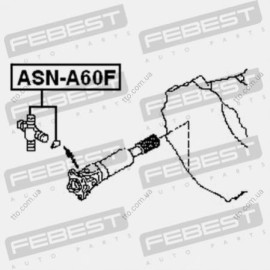 Хрестовина карданного валу Febest asna60f