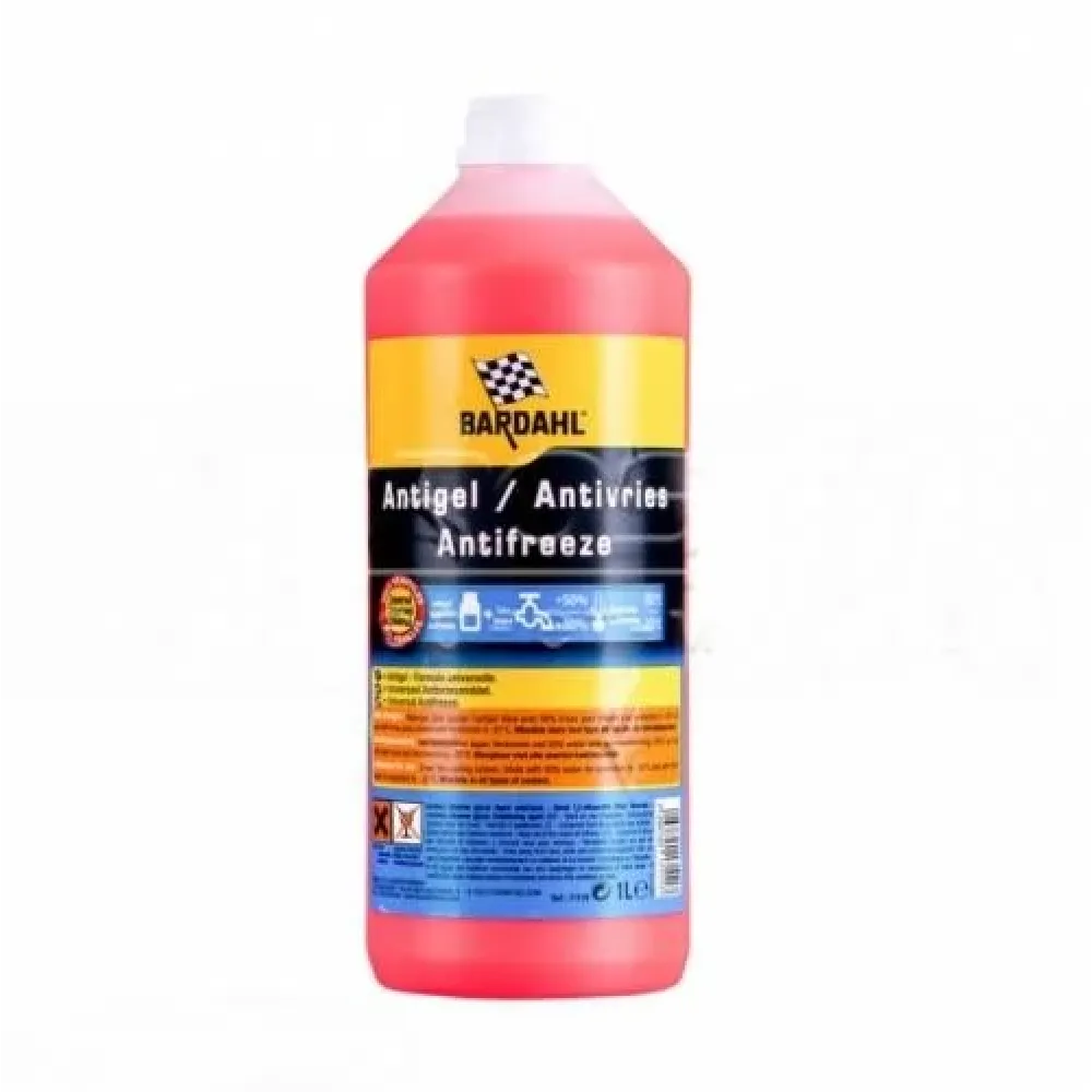 Концентрат антифризу G12+ RED ANTIFREEZE - ANTIGEL ROUGE червоний 1л. BARDAHL 7111r