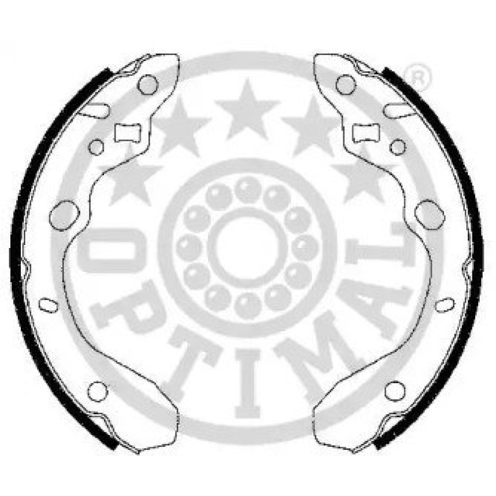 Комплект тормозных колодок Optimal bb7279