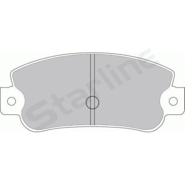 Гальмівні колодки, комплект STARLINE bds073