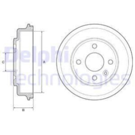 Тормозной барабан DELPHI bf554