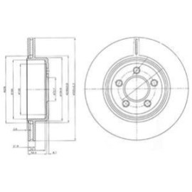 DELPHI bg4073 Диск тормозной DELPHI bg4073