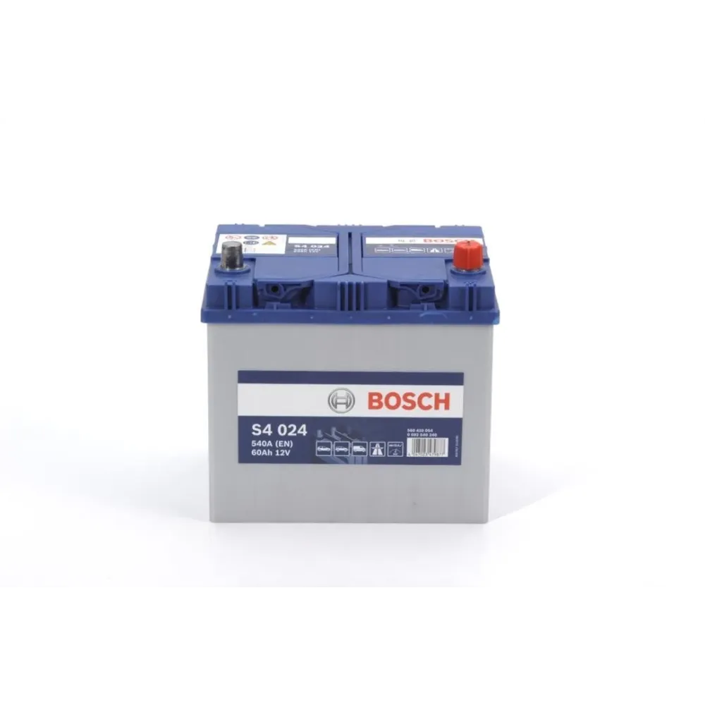 Автомобільний акумулятор S4 Silver 60Ah 540A R+ BOSCH 0092s40240