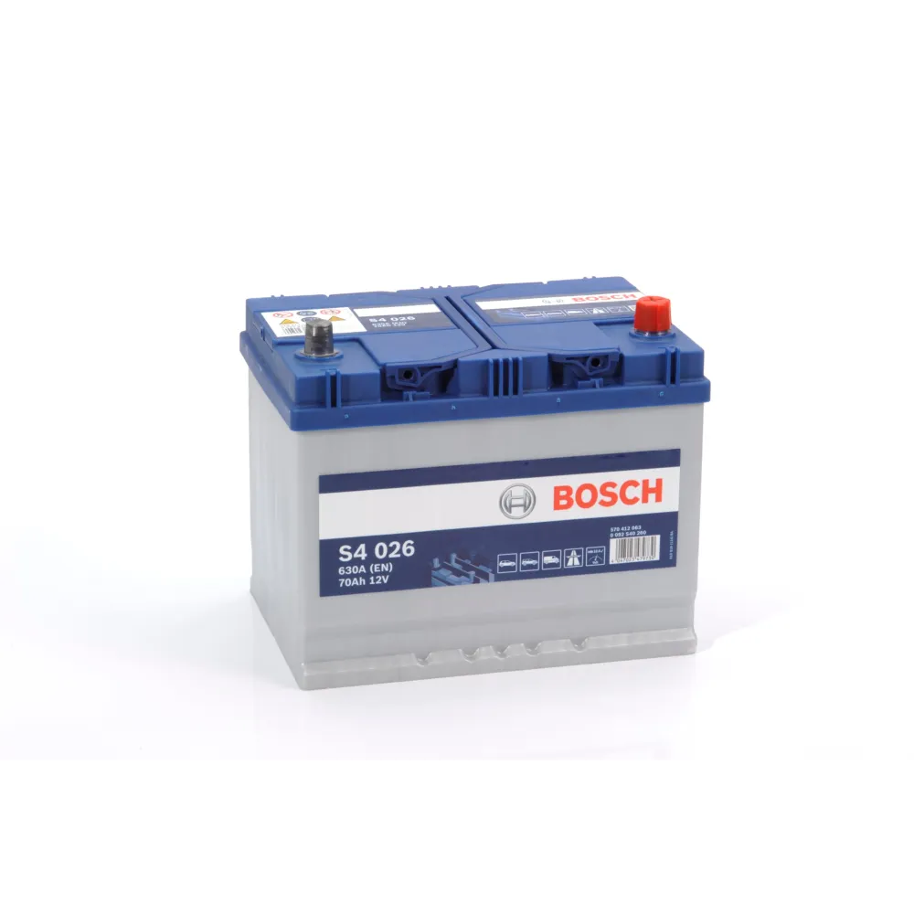 Автомобильный аккумулятор S4 Silver 70Ah 630A R+ BOSCH 0092s40260