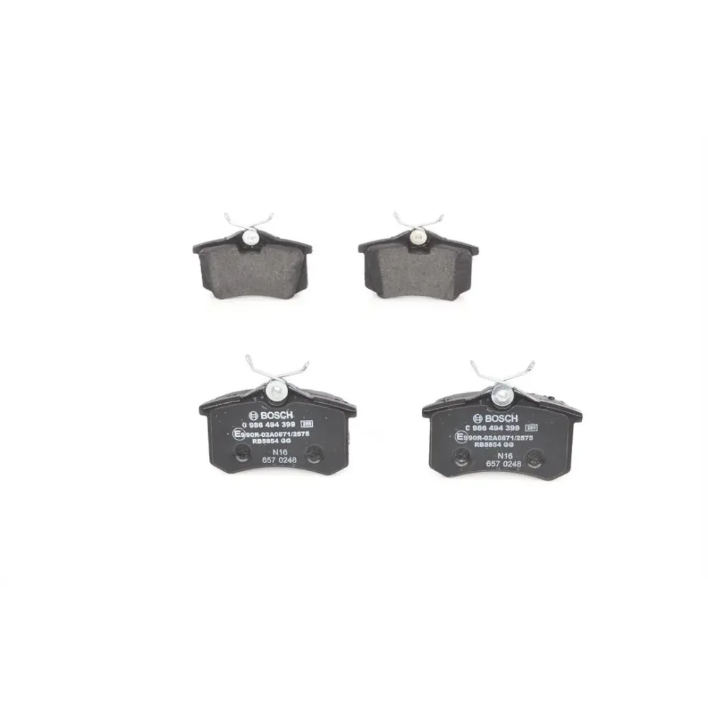 Комплект гальмівних колодок - дискові BOSCH 0986494399