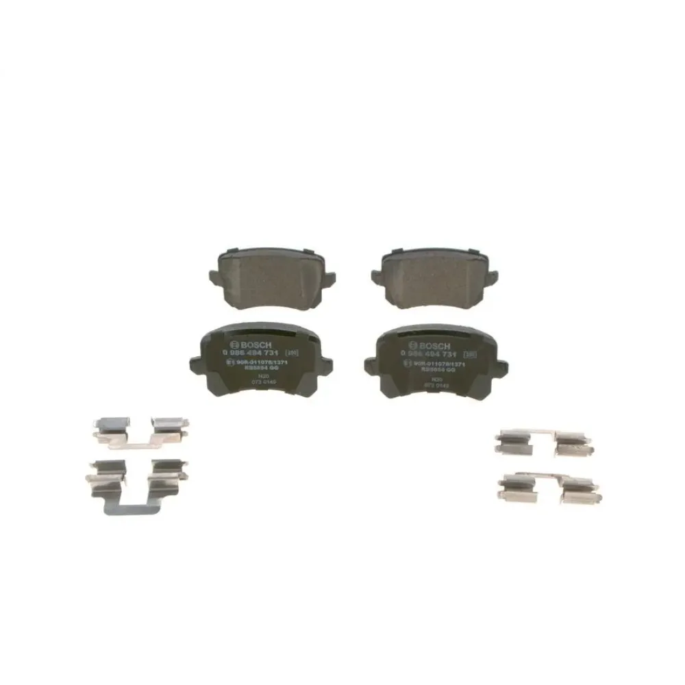 Комплект гальмівних колодок BOSCH 0986494731