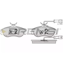 BREMSI bp2382 Тормозные колодки передние BREMSI bp2382