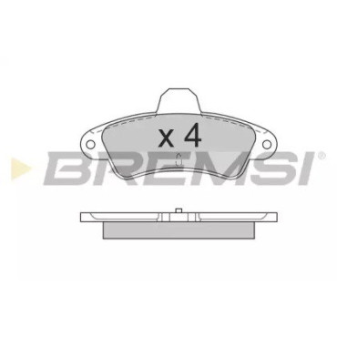 Гальмівні колодки задні BREMSI bp2562