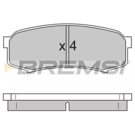 BREMSI bp2597 Гальмівні колодки задні BREMSI bp2597