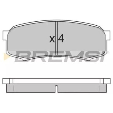 Гальмівні колодки задні BREMSI bp2597