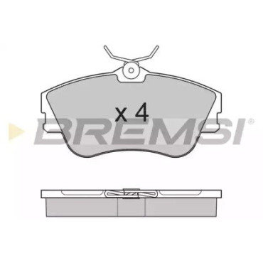 Гальмівні колодки передні невент.диск BREMSI bp2625