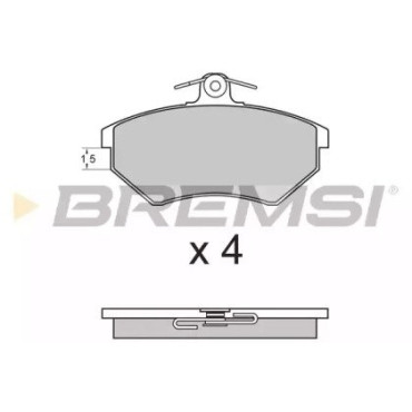 Тормозные колодки передние без датчика BREMSI bp2642