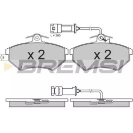 Тормозные колодки передние с датчиком BREMSI bp2643