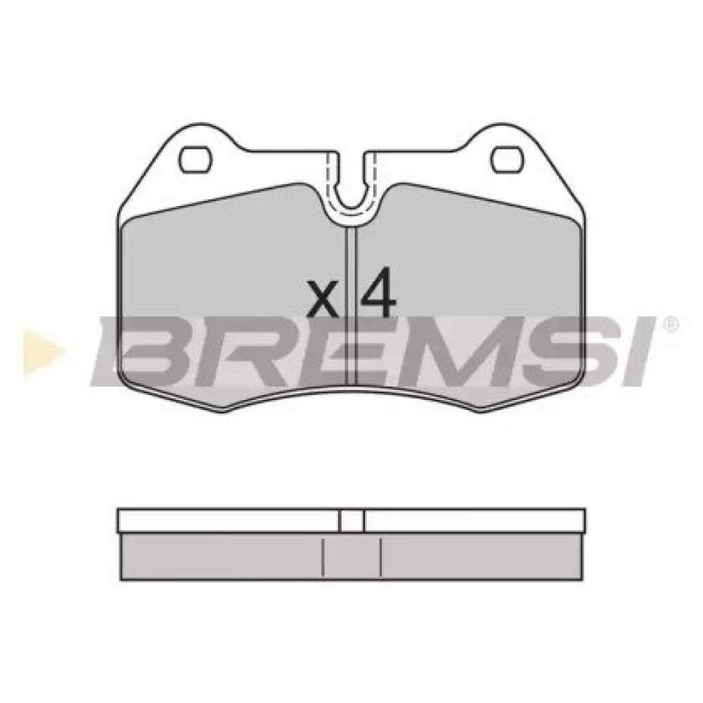 Тормозные колодки передние BREMSI bp2660