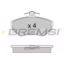 Гальмівні колодки передні BREMSI bp2674