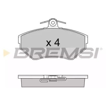 Гальмівні колодки передні BREMSI bp2674