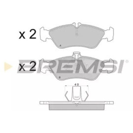 BREMSI bp2689 Гальмівні колодки задні BREMSI bp2689