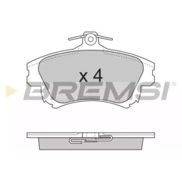 Тормозные колодки передние BREMSI bp2703