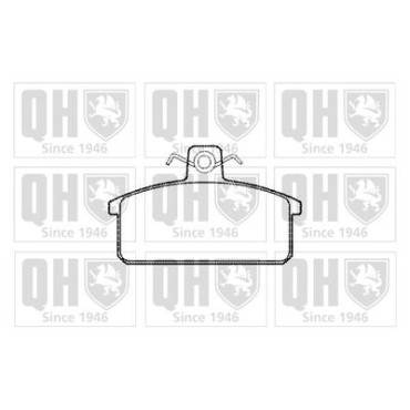 Тормозные колодки QUINTON HAZELL bp270