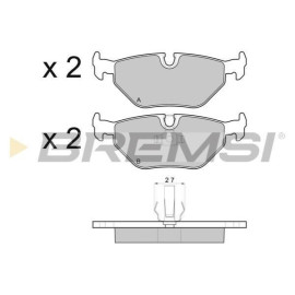 Тормозные колодки задние BREMSI bp2710
