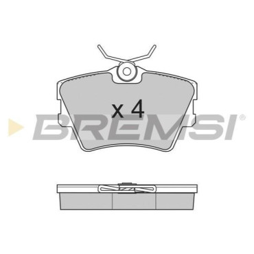 Гальмівні колодки задні BREMSI bp2724