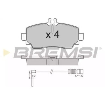 Тормозные колодки передние BREMSI bp2763